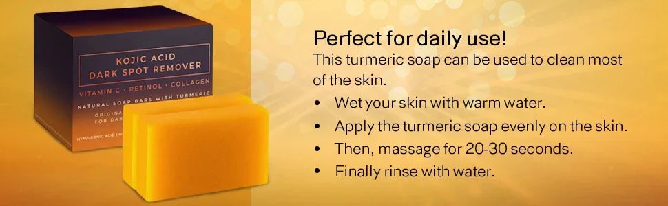 Kojic Acid Dark Spot Remover Whitening Soap Handmade Skin Care Deep Cleaning Moisturizing Cleansing Essential Soap Brighten Skin