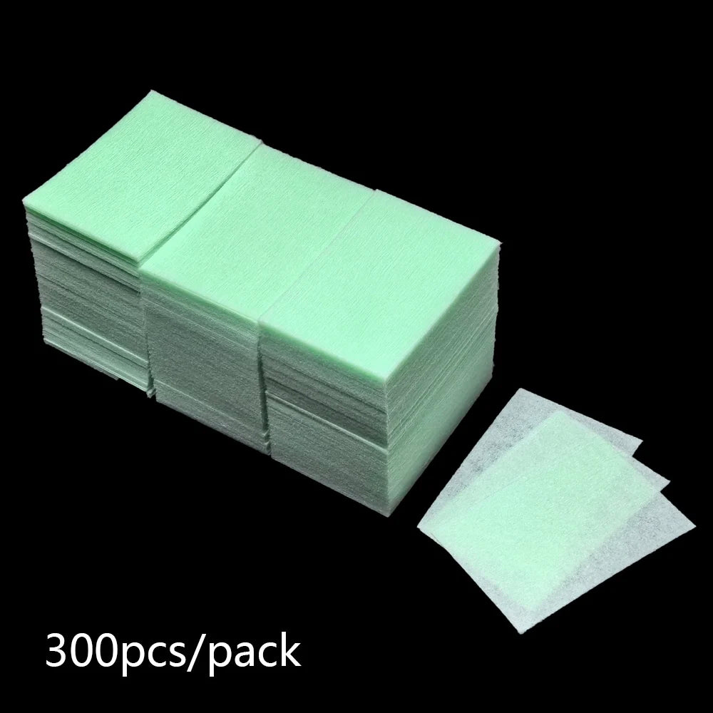 100/200/300Pcs Nail Wipe Cotton Pads Gel Nail Polish Acrylic Remover Lint Free Cotton Nail Wipes