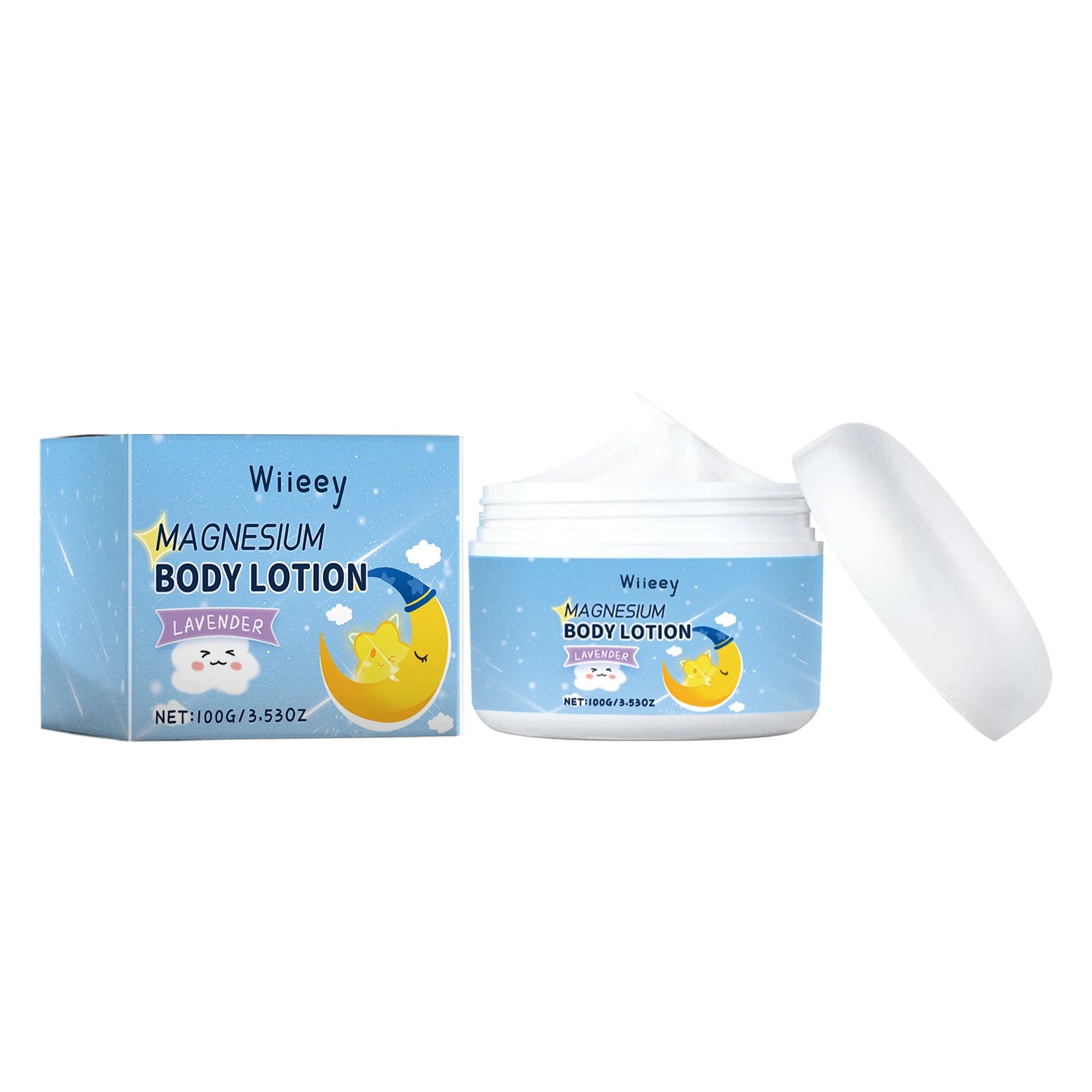 Magnesium Balm for Kids Lavender Relieve Anxiety Relax Both Body and Mind Better Sleep Moisturizing Lavender Magnesium Lotion
