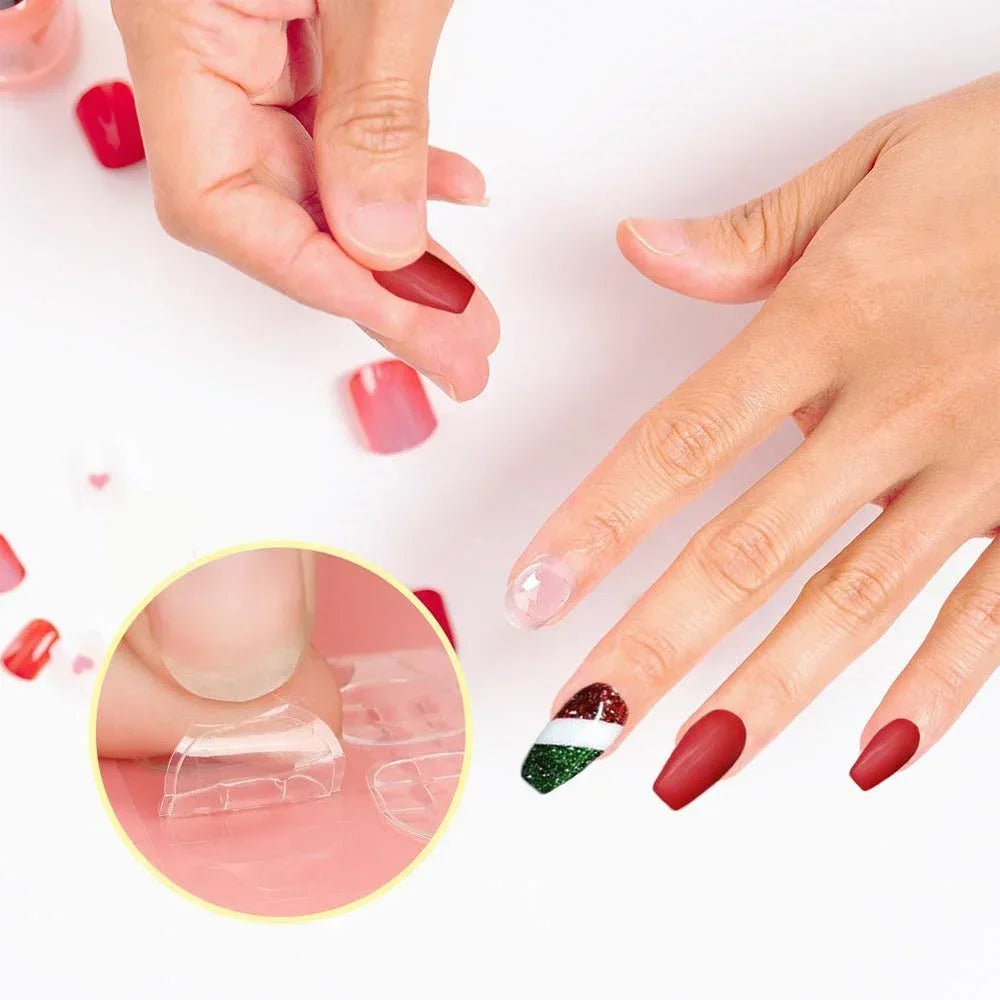 6000PCS Stick Nail Jelly Double-sided Adhesive Transparent Traceless Nail Glue Invisible Wear Nail Sheet Adhesive DIY Tools