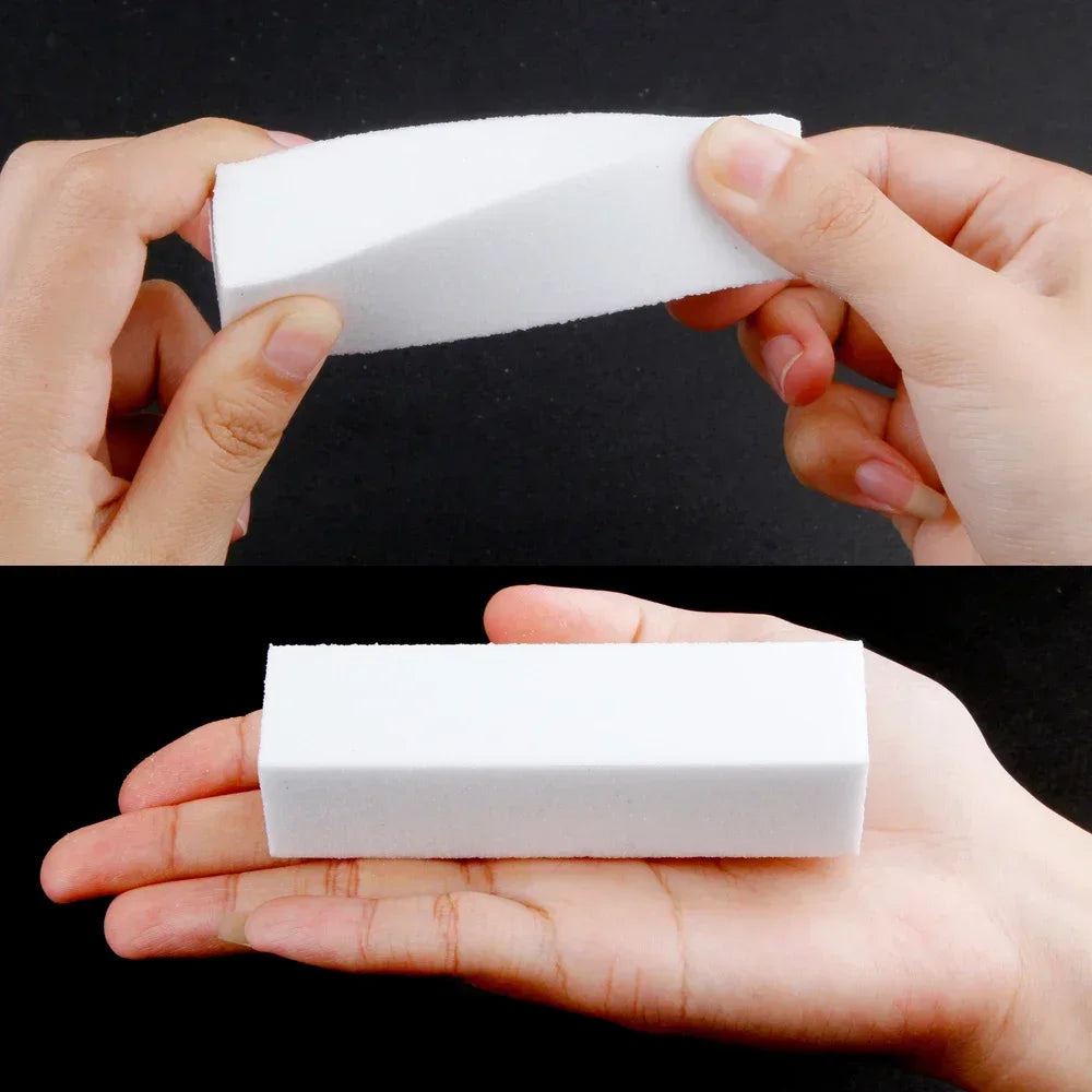 1/10Pcs Nail File Nail Art Buffer Grinder Buffing Block For Pedicure Tips Manicure Care Sponge Buffer Gel Polish Tools
