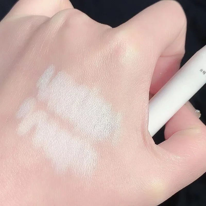 Matte White Lying Silkworm Highlighter Pen Pearlescent Eyeshadow Stick Brightening Pearl Eyeliner Waterproof Glitter Eye Shadow