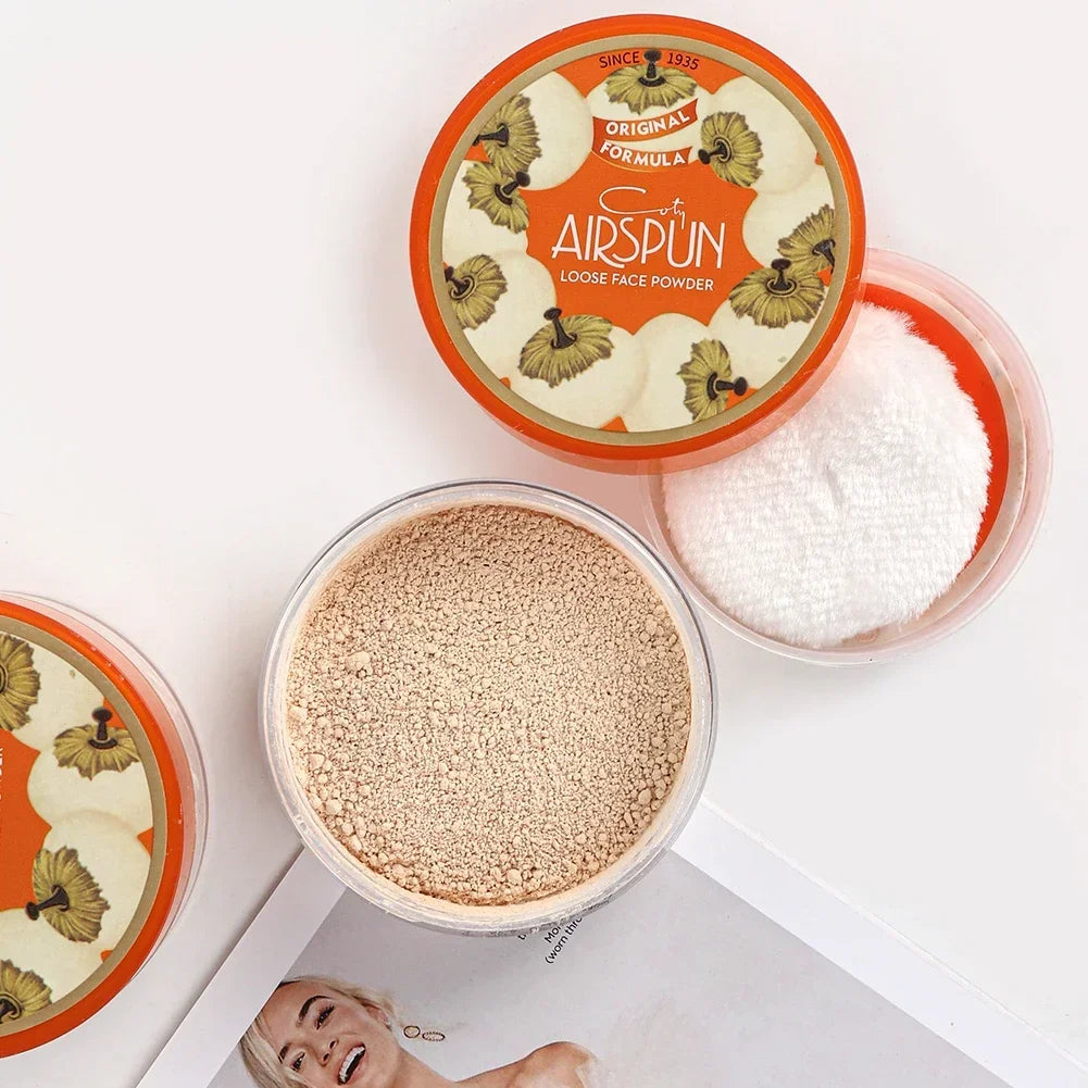 Waterproof Mineral Face Powder Oil Control Translucent Setting Powder High Coverage Makeup Fixer Powder Make-up For Women