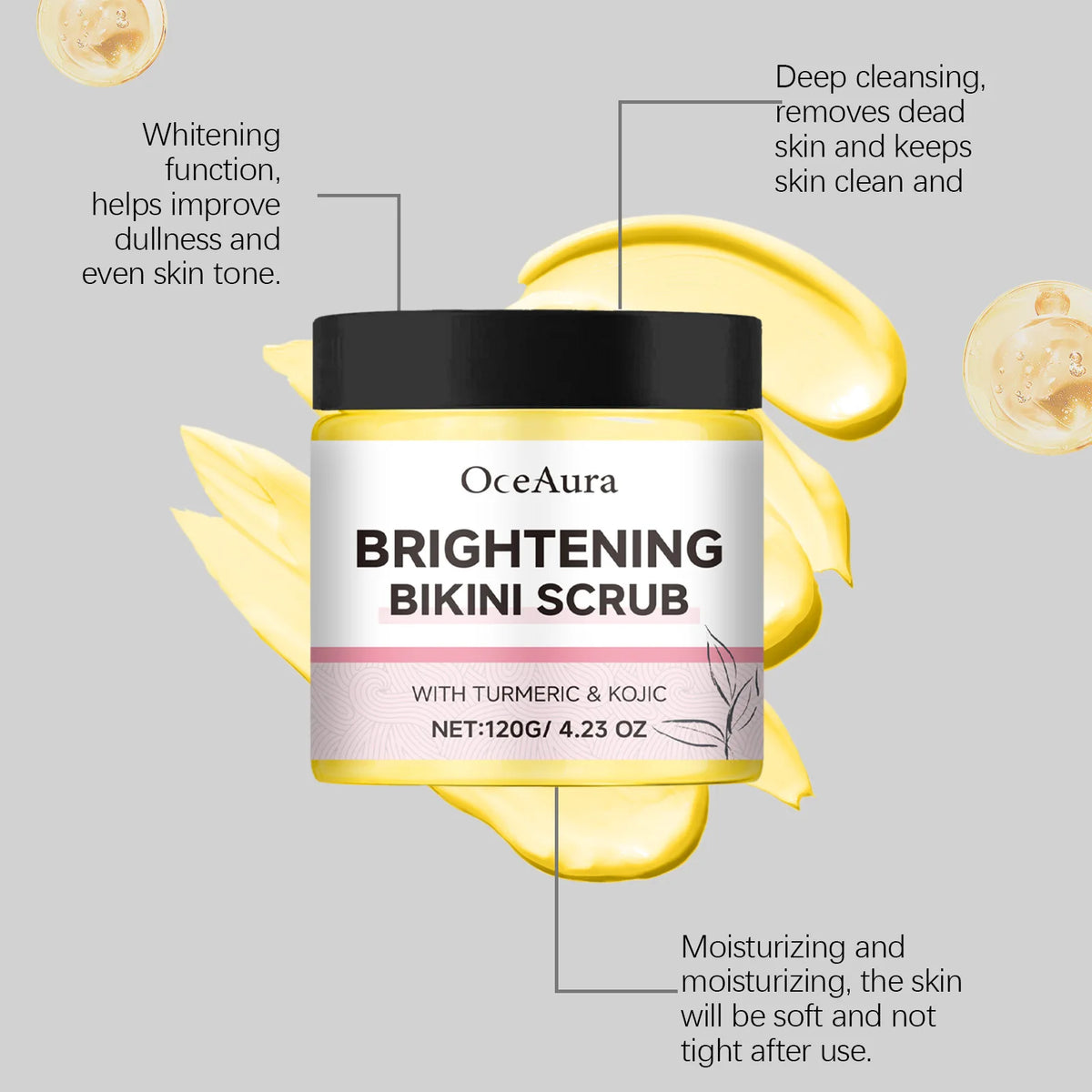 Vitamin Body Brighten Scrub Deep Cleansing Underarm Removes Dirt Improve Bleaching Exfoliate Dead Skin Private Parts Care Scrubs