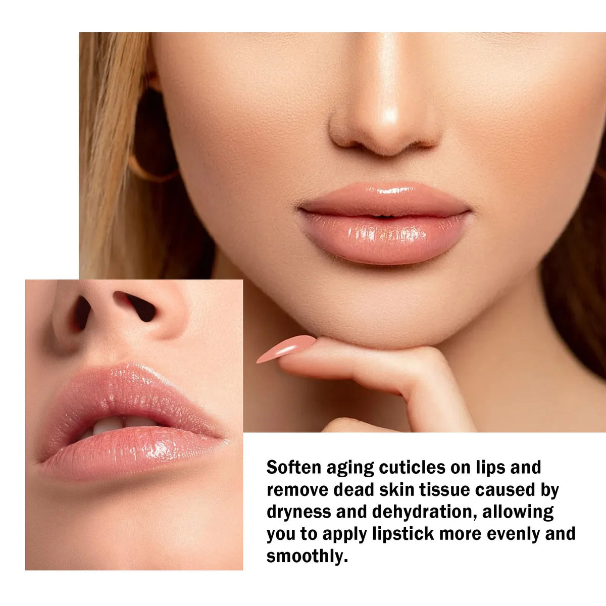 EELHOE Pink Lips Scrub Exfoliator Dead Skin Removal Lightening Fade Lip Lines Anti Dryness Moisturizing Makeup Lip Care Products
