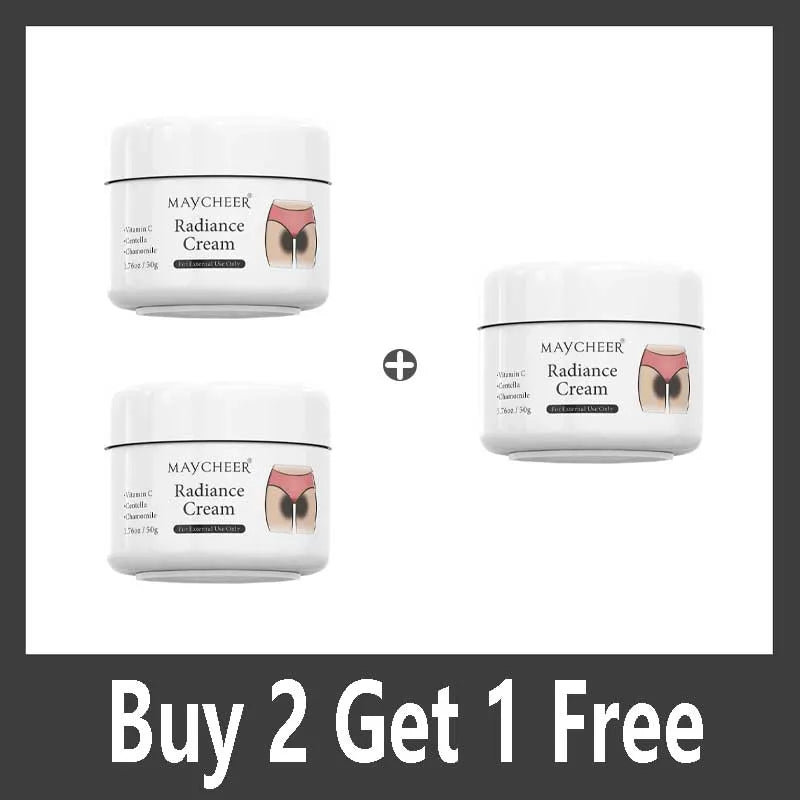 Whitening Cream for Intimate Parts, Armpits, Buttocks, Knees, Lightens the Inside of the Thighs, Intimate Parts, Eliminates