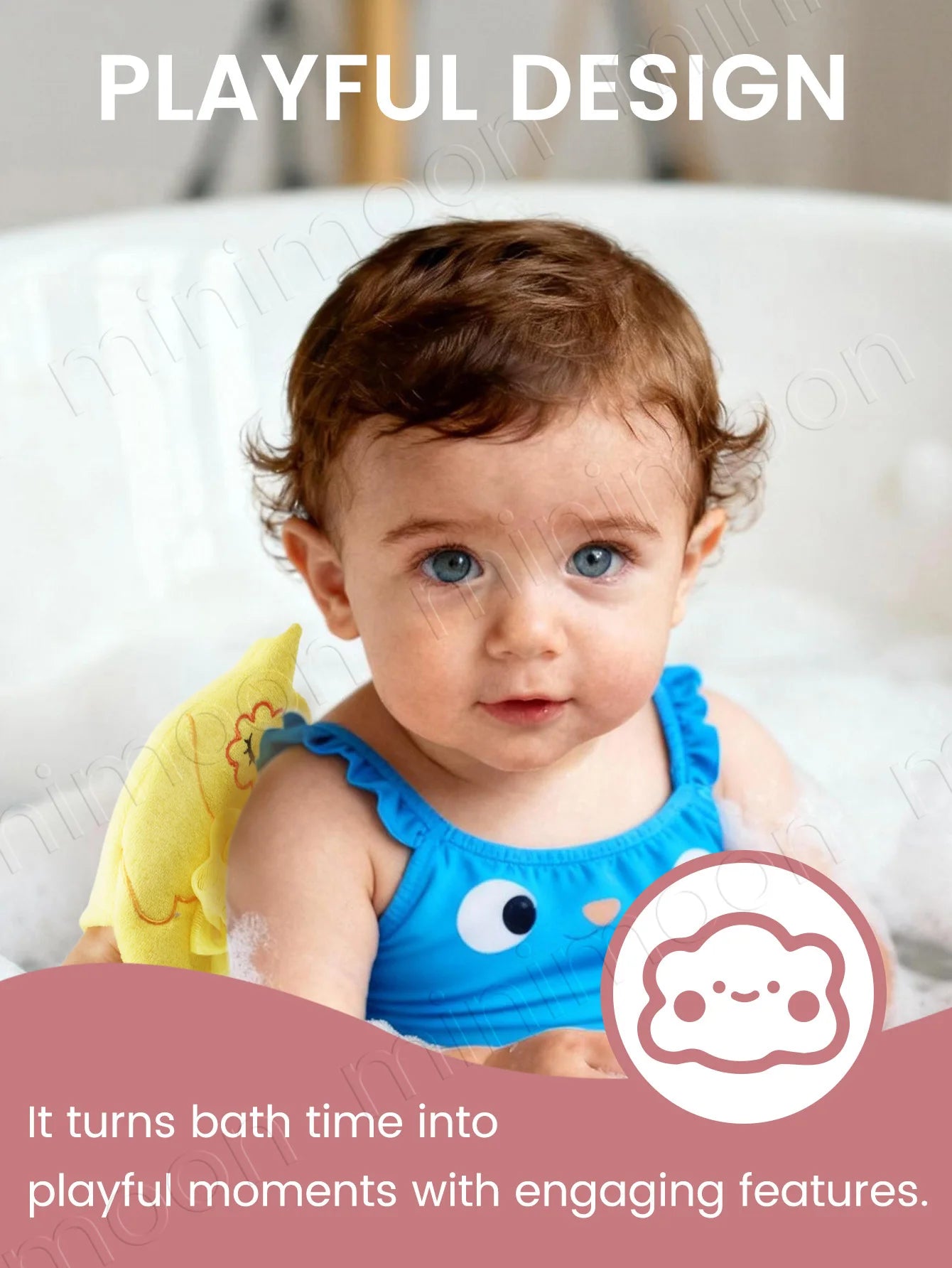 Gentle Baby Bath Mitts, Ultra-Soft Cartoon Gloves for Sensitive Skin and Fun, Effective Cleansing