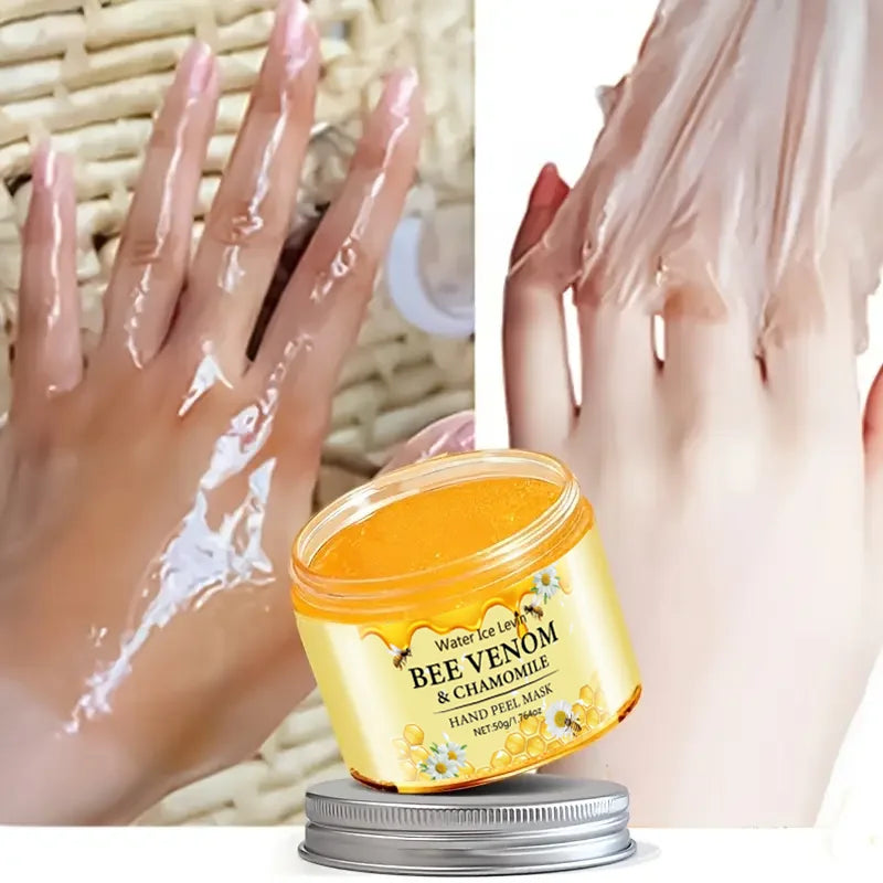 Bee Venom Chamomile Moisturizing Exfoliating Hand Wax Mask Moisturizing Exfoliating Nourishing Skin Care