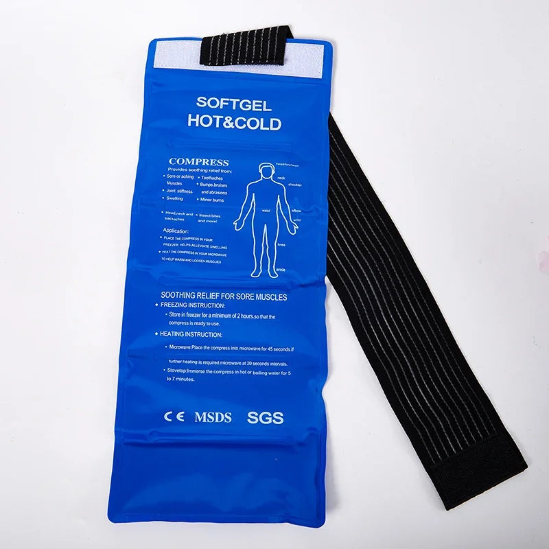 1PC Reusable Hot Cold Gel Pack for First Aid Sports Muscle Pain Ice Heat Pad  cooling mat gel   therapy cooling  cooling mat