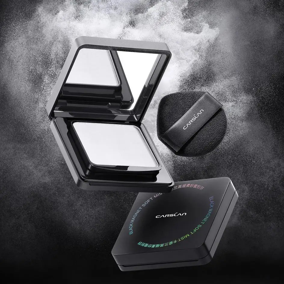CARSLAN Stay Matte Face Pressed Powder Compact 24H Long Lasting Oil Control Translucent Loose Setting Powder For Face Makeup