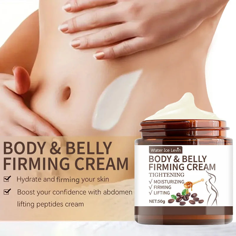 Abdominal Control Firming Cream - 60g, Deep Moisturizing and Hydrating with Plant Extracts, Alcohol-Free, Suitable for All Skin Types, Fragrance-Free, Enhances Skin Elasticity