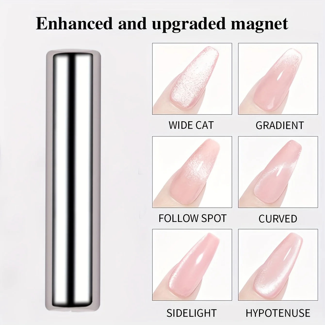 Round Nail Art Cat Eye Gel Magnetic Pen for Gel Polish 3D Cat Eye Nails Painting Strong Magnet Stick Manicure DIY Tools