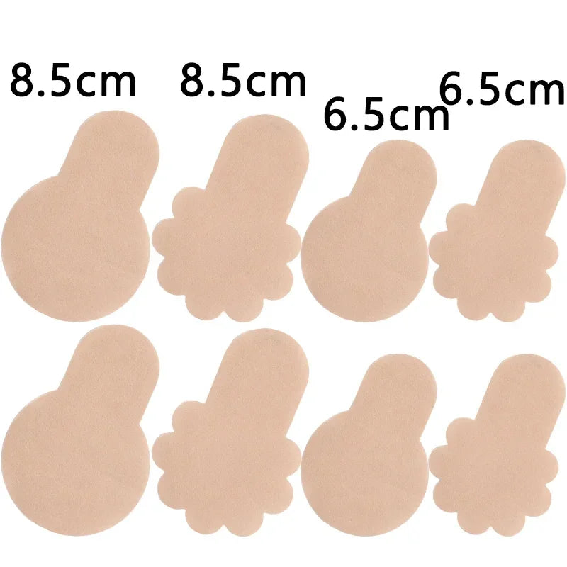 Convenient Lifting Chest Patch Adhesive Bra Pad Unstimulating Breast Sticker Anti Convex Point Nipple Cover Women Chest Paste
