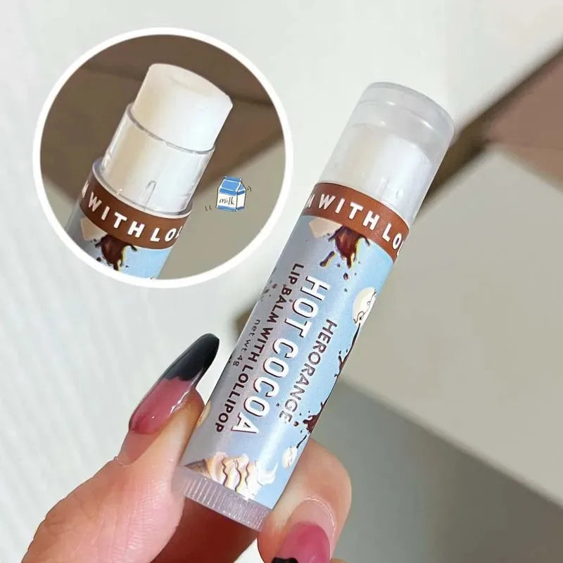HERORANGE Various Fruit Moisturizing Lipstick Jelly Lighten Line Plump Lip Care Lip Tint Nude Lipstick Primer Colorless Lip Care