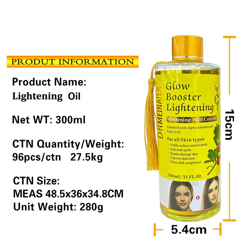 Alpha Arbutin Kojic Acid Lightening Serum Glow Booster Cast Oil And Turmeric And Retinol Oil Dark Spots Repair Damage Skin