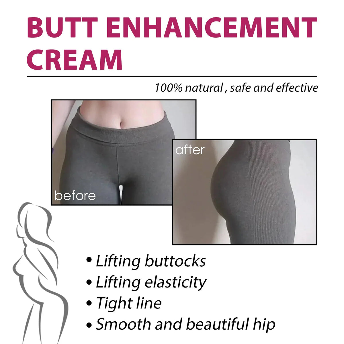 Buttock Enlarge Butt Enhancement Essential Oil Butt Lift Up Firming Big Hip Enhance Cream Butt Breast Plump Growth Sexy BodyCare