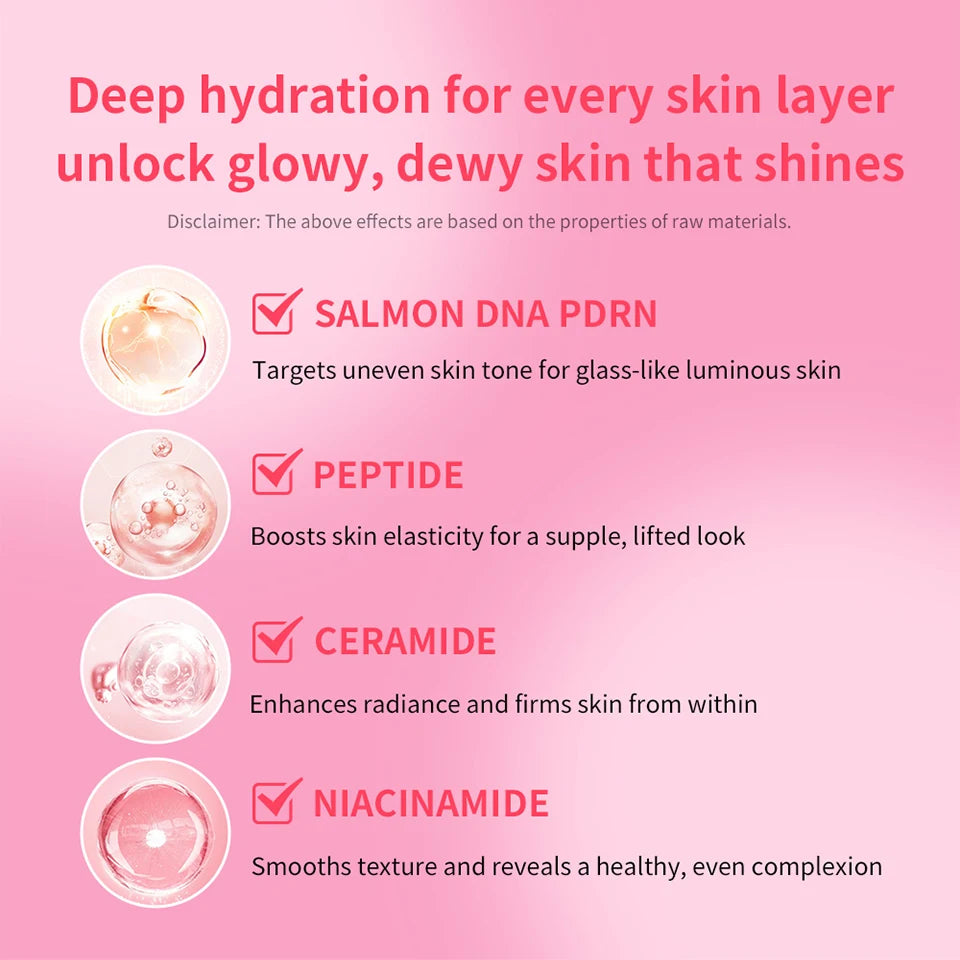 Pink Niacinamide Milky Toner Long-lasting Hydration Even Skin Tone Quickly Absorbed Achieve Dewy Glass Skin Daily Milky Toner