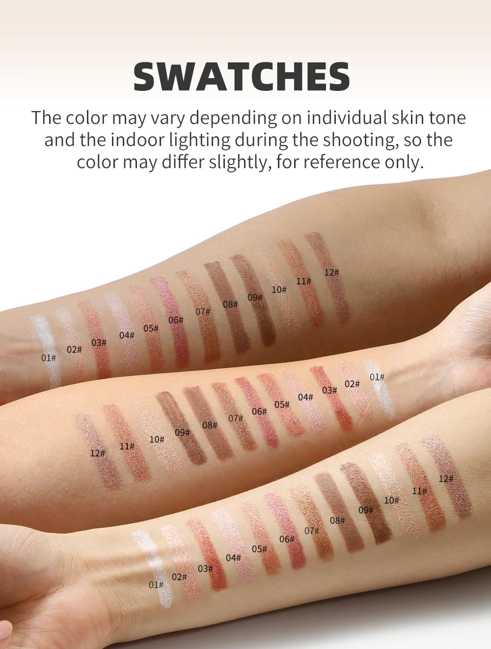 Shimmer & Matte Multi-Color Eyeshadow Sticks | Blendable, Long-Lasting Eye Shadow Pencils Smooth Application for Bold or Natural