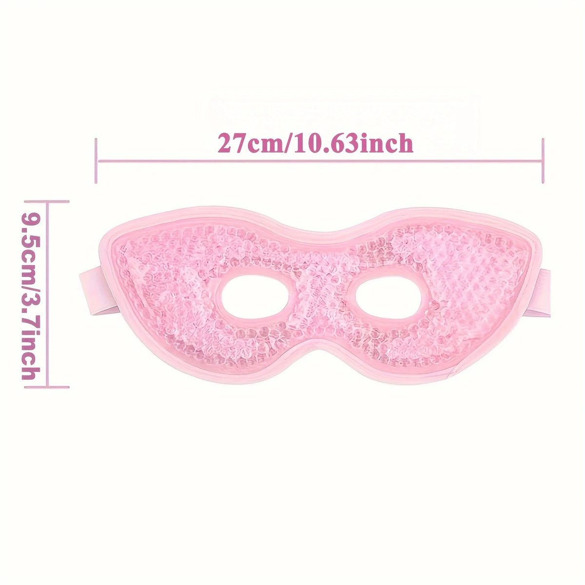 Cooling Gel Eye Mask with Eye Holes Cold Eye Packs for Puffiness & Swelling Reusable Hot Cold Compress Heat Ice Gel Pack