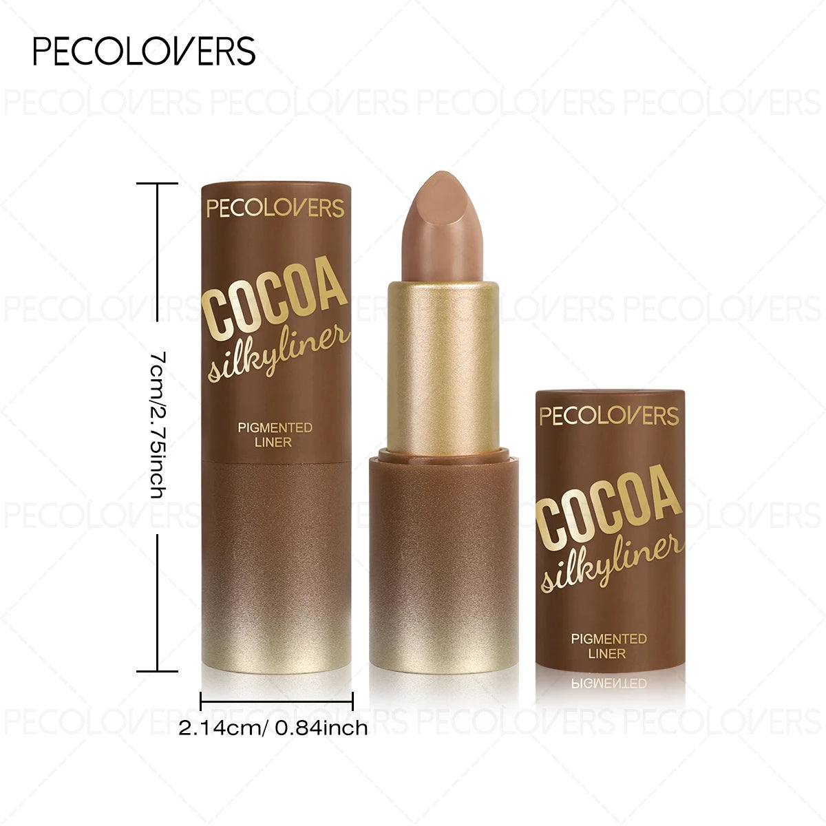 Waterproof Matte Brown Lip Glaze,Long-Lasting, Not Greasy Lip Gloss,Smooth Texture