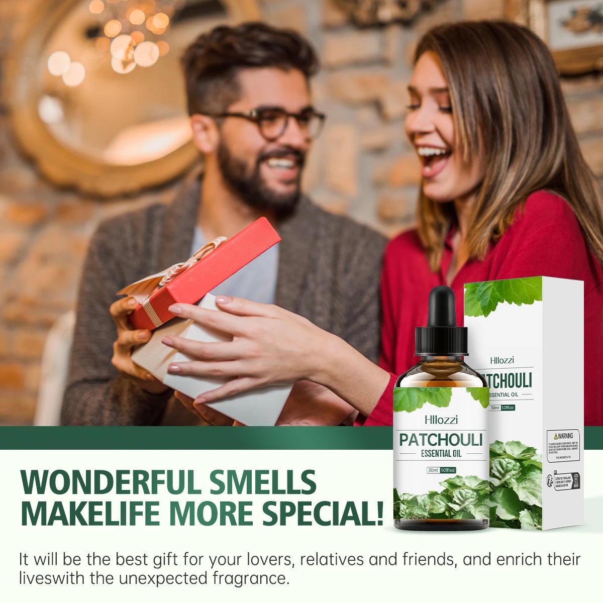 100ml/60ml/30ml Patchouli Essential Oil Hydrating Moisturizing Skin Care Skin Care Body Care Fragrance Perfume Essential Oil