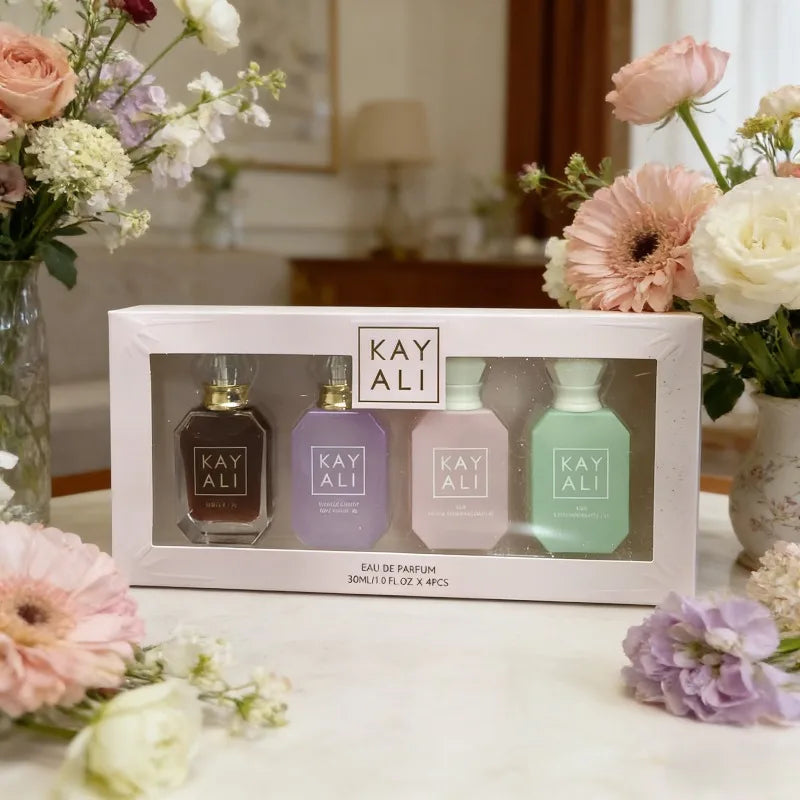 30ml*4 KAYALI Arabic Perfume Set Long Lasting Luxury Unisex Portable Mini Fragrance Collection Sweet Rich Smooth Premium Exotic