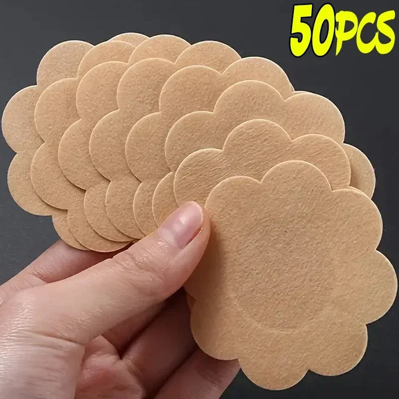 2-100PCS Nipple Cover Stickers Women Breast Lift Tape Pasties Invisible Self-Adhesive Disposable Bra Padding Chest Paste Patch