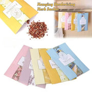 5pcs Natural Jasmine Rose Lavender Hanging Freshener - Long-Lasting Odor Eliminator for Wardrobe Car Closets Refill-Free