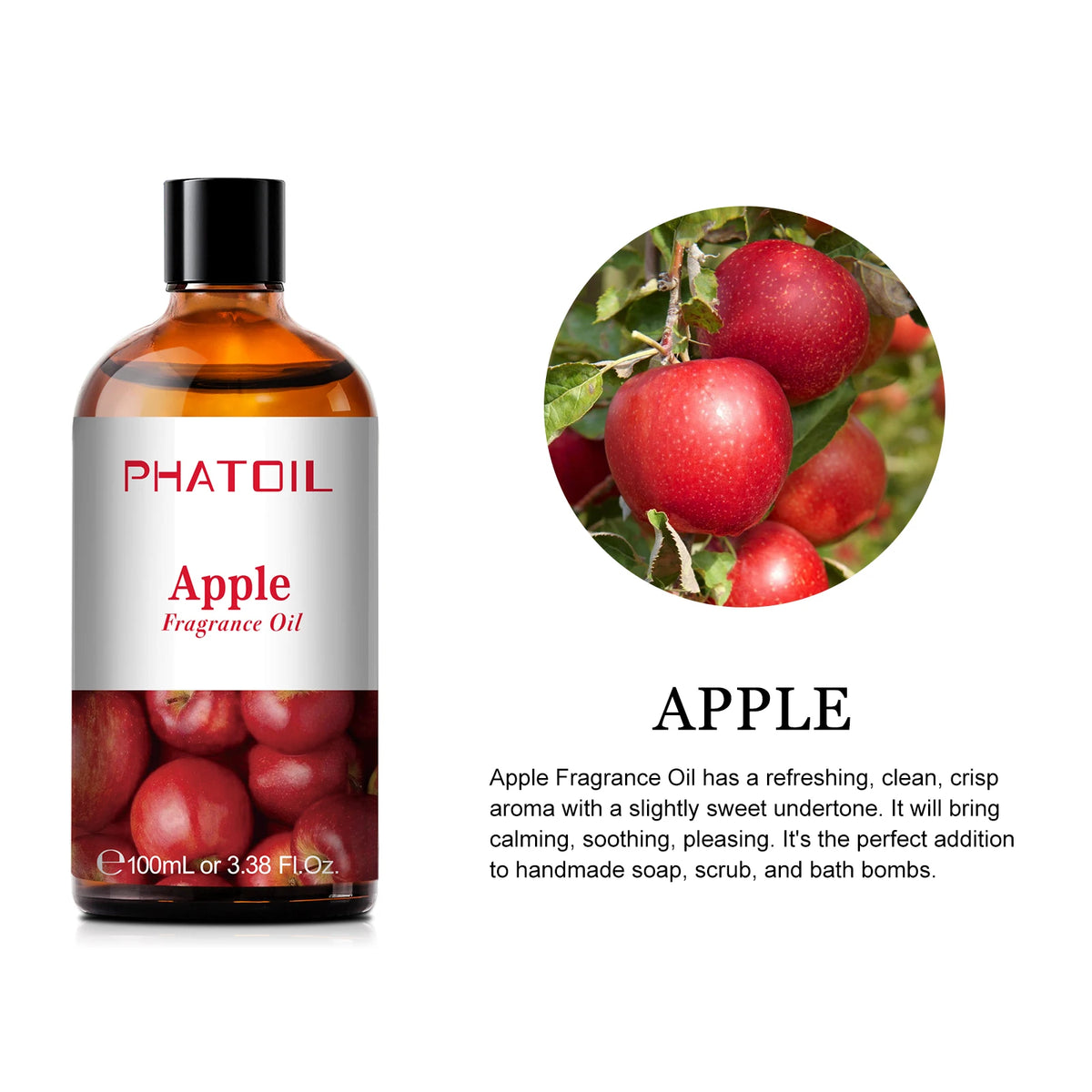 Phatoil 100ml Blueberry Fragrance Oils Coconut Vanilla Green Apple Mango Cranberry Strawberry Grape Guava Cherry Esssential Oils