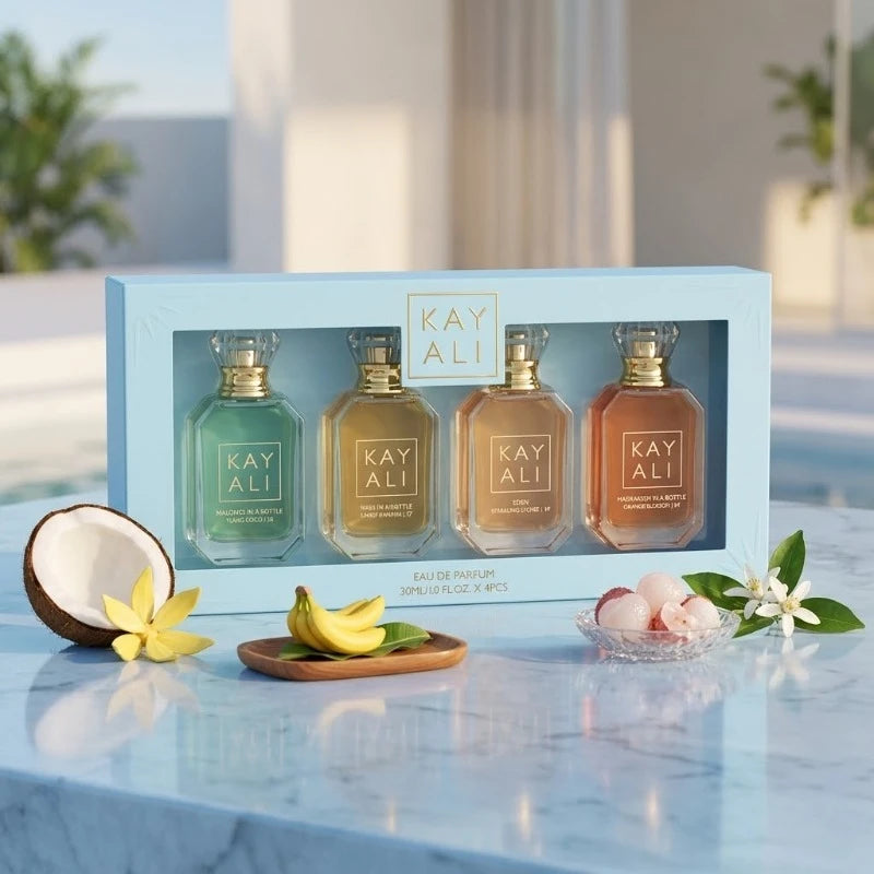 KAYALI Perfume Set 30ml X4 Eau De Parfum Long Lasting Luxury Arabic Fragrance Sweet Fresh Elegant Unisex Gift Collection