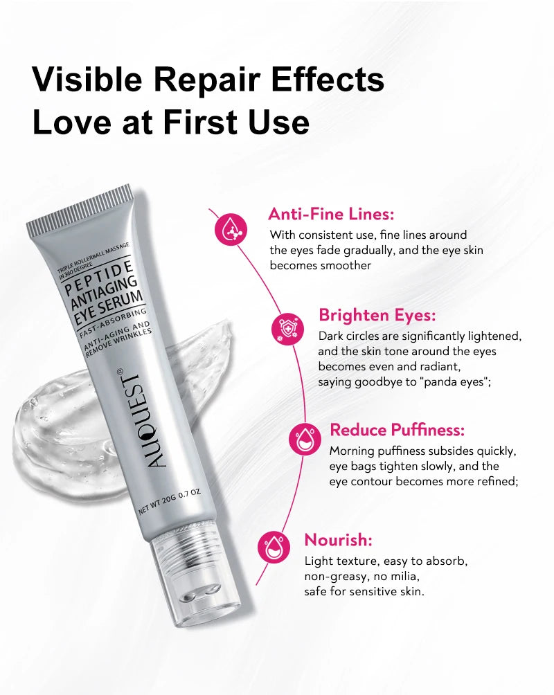 4 In 1 Eye Cream Anti Dark Circles Eye Bags Anti-Wrinkle Eye Serum Lifting Firming Eye Skin Care