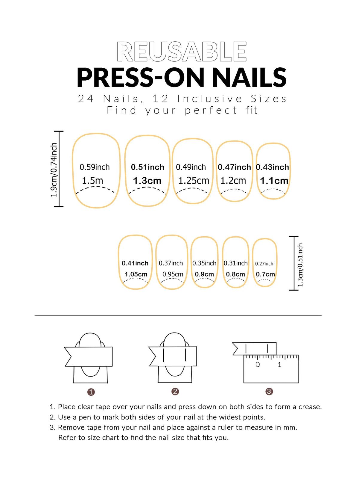24pcs/set short square fake nails for women cute bride heart white french tips faux ongles y2k press on false nail supplies