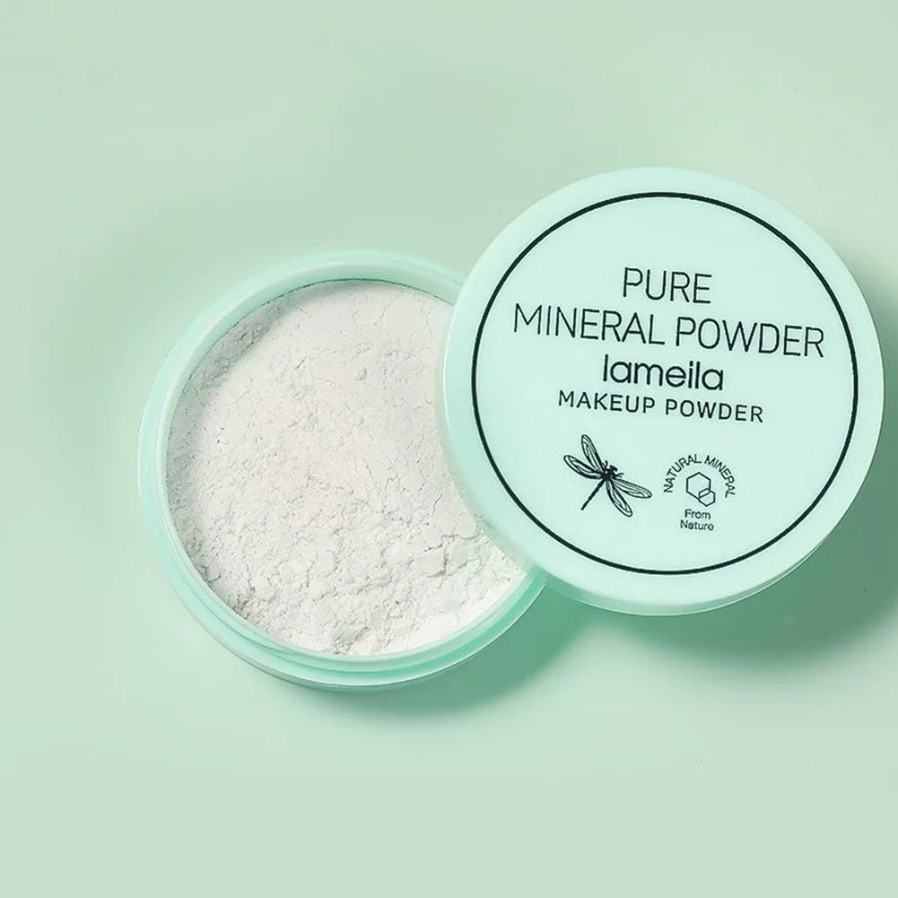 Waterproof Mineral Face Powder Oil Control Translucent Setting Powder High Coverage Makeup Fixer Powder Make-up For Women