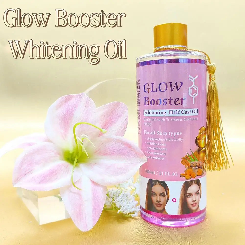 Alpha Arbutin Kojic Acid Lightening Serum Glow Booster Cast Oil And Turmeric And Retinol Oil Dark Spots Repair Damage Skin