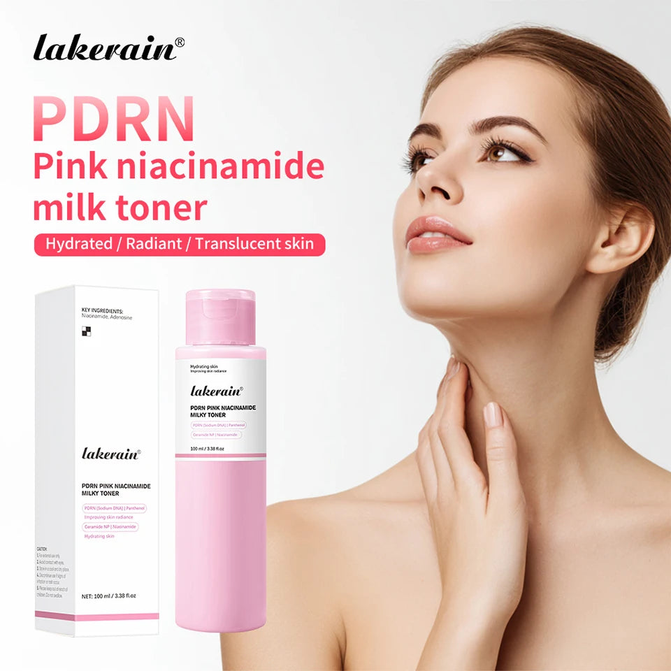 Pink Niacinamide Milky Toner Long-lasting Hydration Even Skin Tone Quickly Absorbed Achieve Dewy Glass Skin Daily Milky Toner