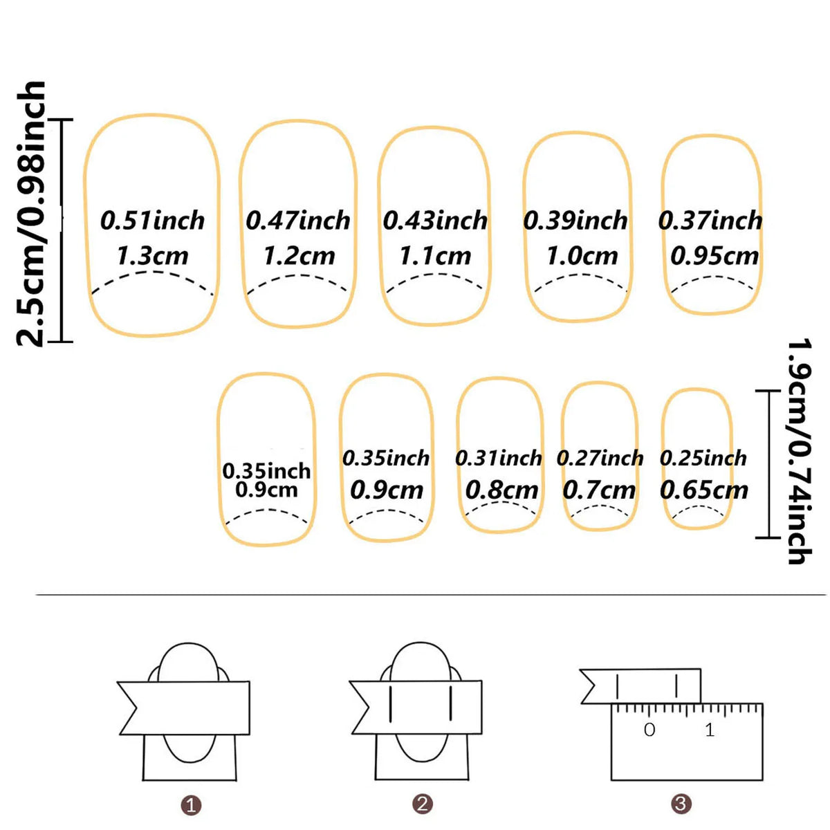 24pcs/set short square fake nails for women cute bride heart white french tips faux ongles y2k press on false nail supplies