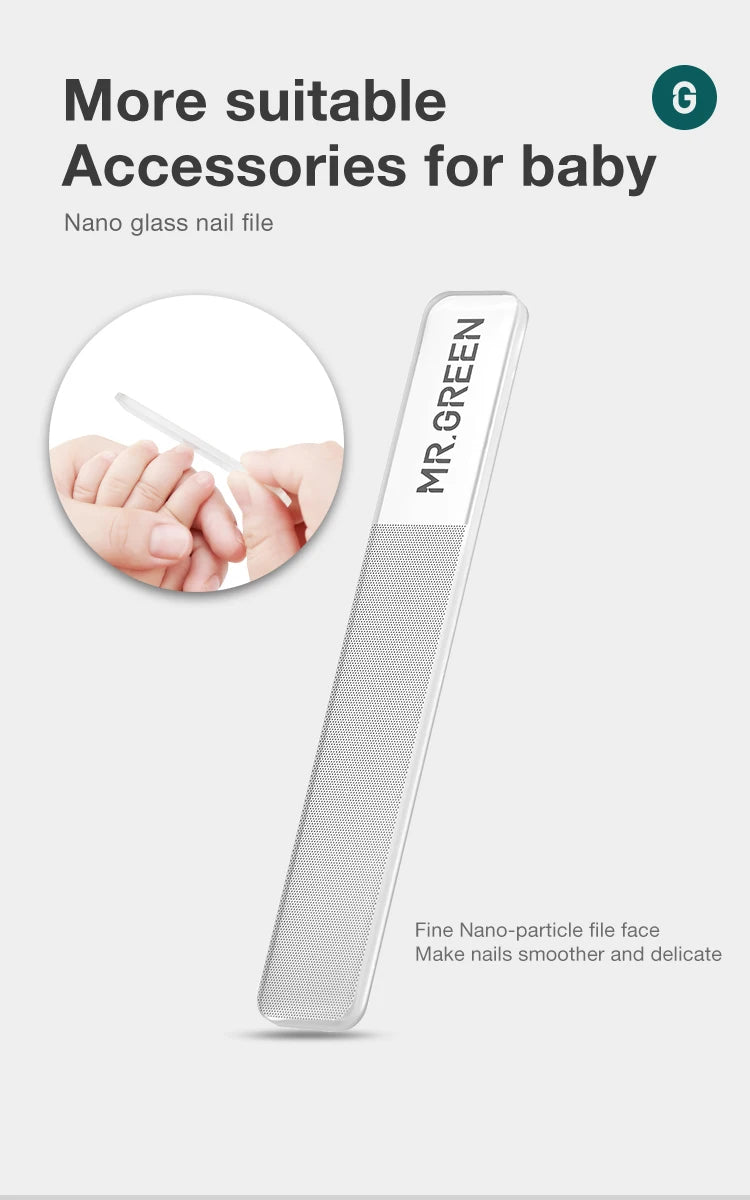 MR.GREEN Splash-Proof Nail Clippers Parent-Child Set, Specially Designed for Newborns and Toddlers