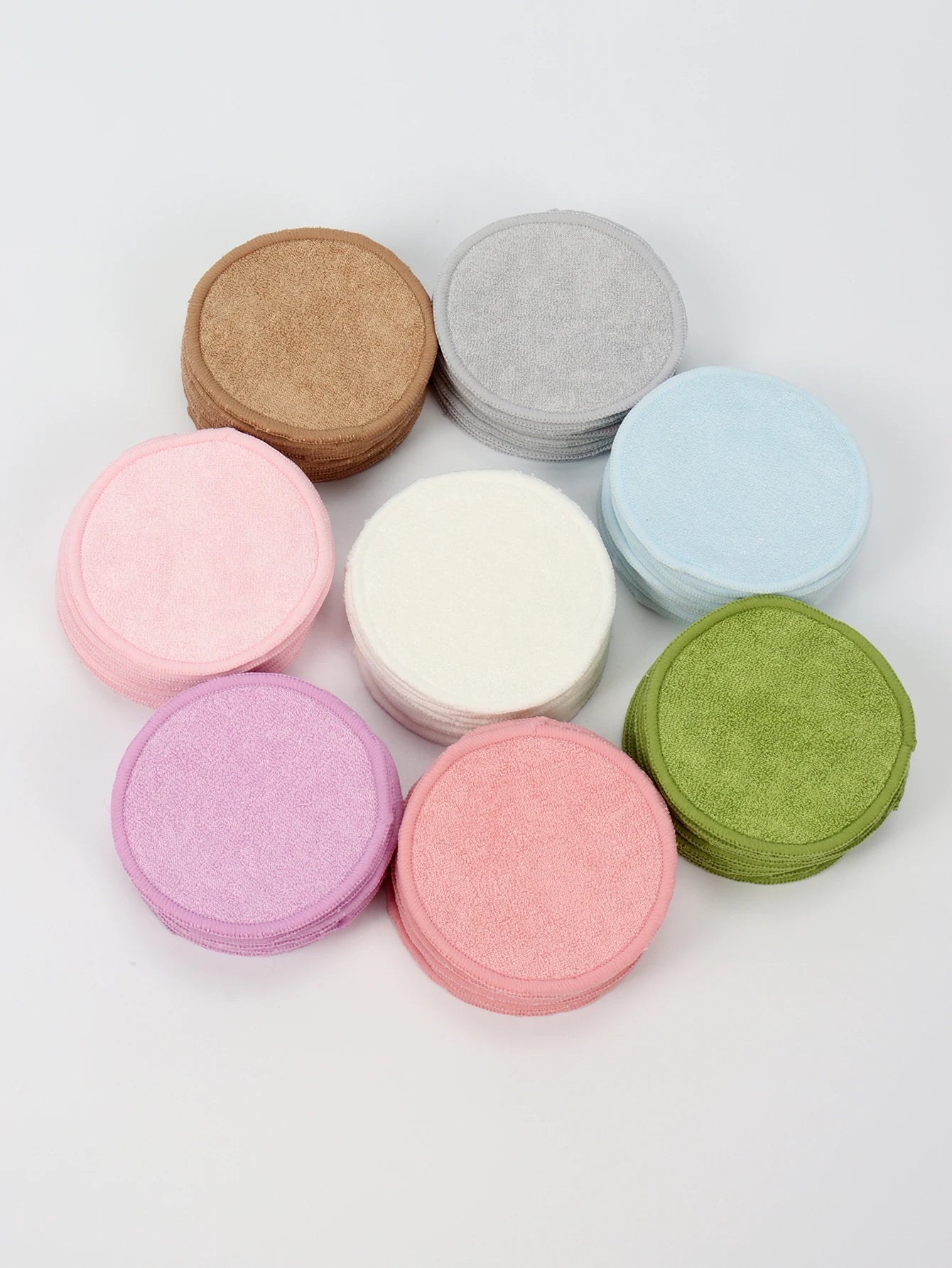 5/10/20 Pack Reusable Makeup Remover Pads Washable Face Cleansing Puff Cloth Clean Sponge Liquid Cream Tools Cosmetic Remover