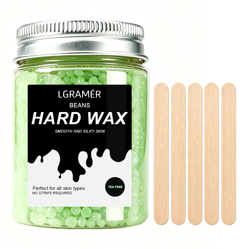 80g/380g Hard Wax Beans,Heating Hard Waxing Painless Hair Removal,Depilatory Wax Beads For Leg Armpit Full Body,Non-irritating