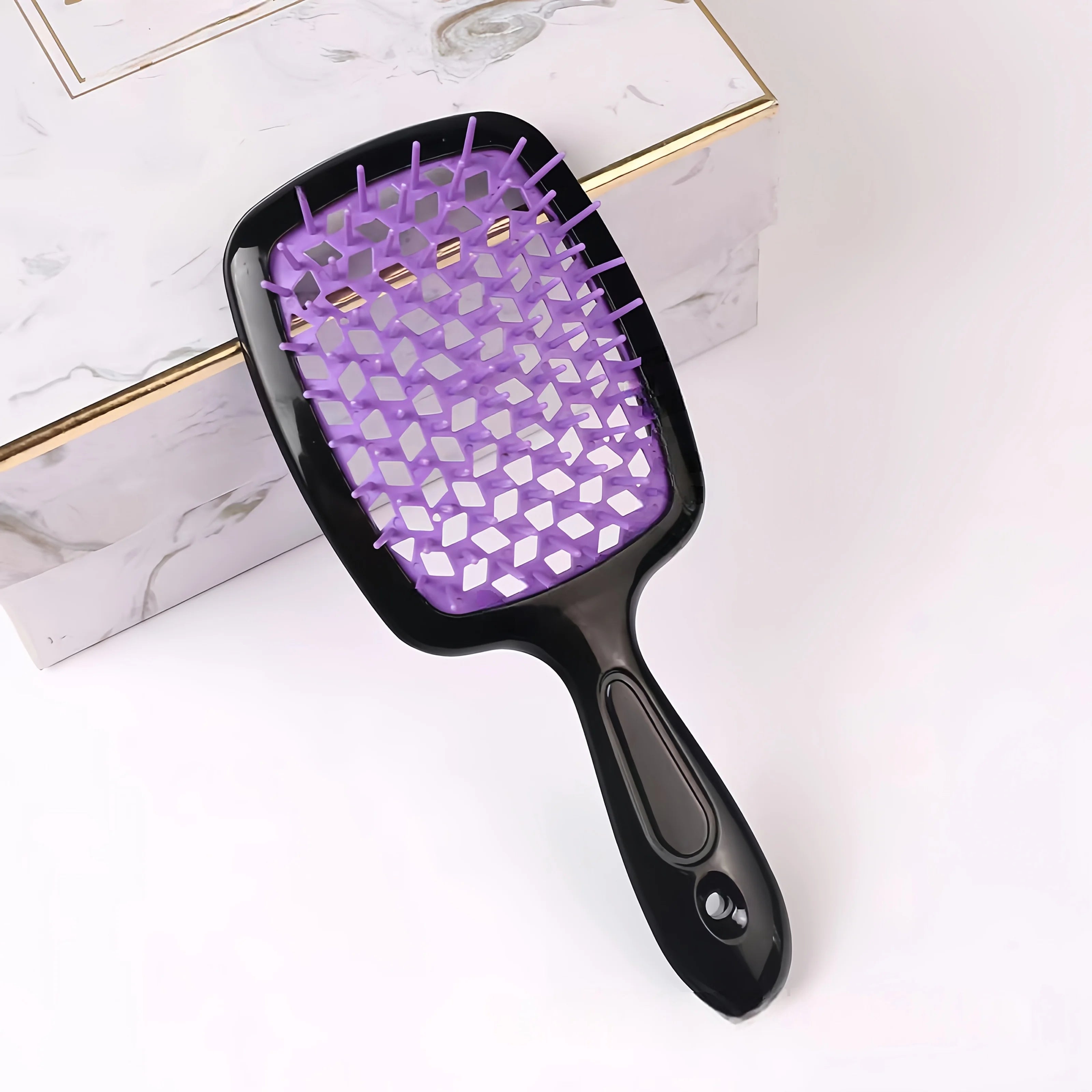 WANMEI Air Cushion Comb Plastic Massage  Anti-static Dry  Wet  Curly Hair Hollowing Hair Brushes Barber Styling Hairdressing Too