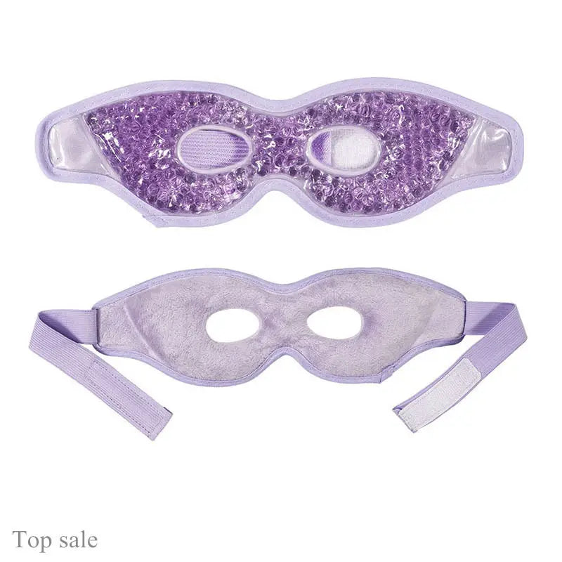Cooling Gel Eye Mask with Eye Holes Cold Eye Packs for Puffiness & Swelling Reusable Hot Cold Compress Heat Ice Gel Pack