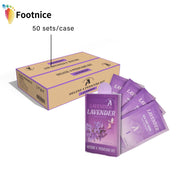50Sets/Case FOOTNICE 4 Step Spa Pedicure Kit Foot Scrub Soak Herbal Spa Foot Peeling Skin Care 4 in 1 Deluxe Spa Pedicure Kit