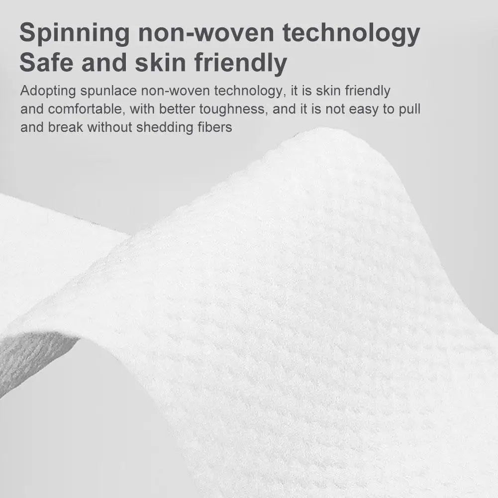 1 Set Disposable Pearl Pattern Makeup Cotton Wipes Soft Remover Pads Facial Cleaning Cosmetic Cotton Pads