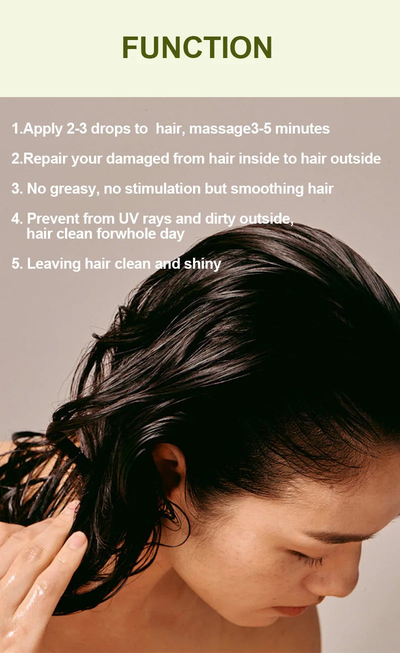 Moroccan Argan Oil Hair Serum - Nourishing Anti-Frizz Treatment for Smooth, Soft & Manageable Hair Vitamin E & Fatty Acids