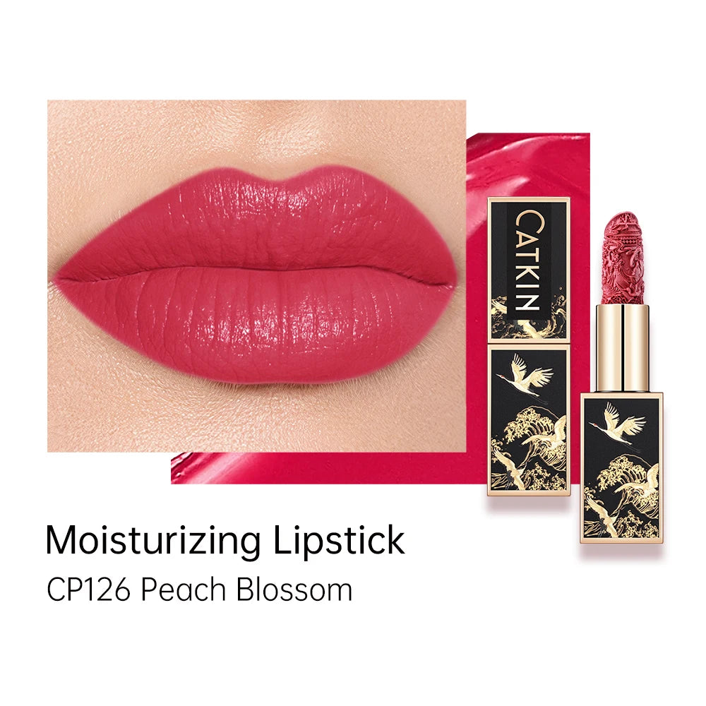 CATKIN Makeup Velvet Matte Lipstick, Hydrating Satin Long Lasting Lipstick with Smooth and Creamy Texture