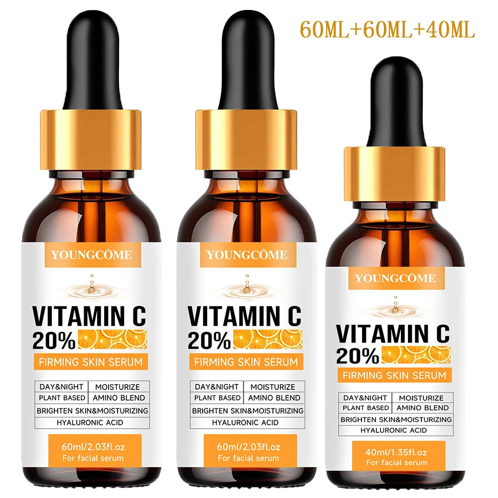 YOUNGCOME Premium 20% Vitamin C Serum For Face with Hyaluronic Acid, Retinol - Boost Skin Collagen, Anti Aging & Wrinkle Facial