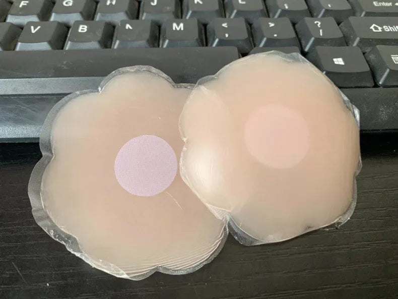 2/20pcs Silicone Nipple Cover Reusable Women Breast Petals Lift Invisible Pasties Bra Padding Stickers Patch Boob Pads Adhesive