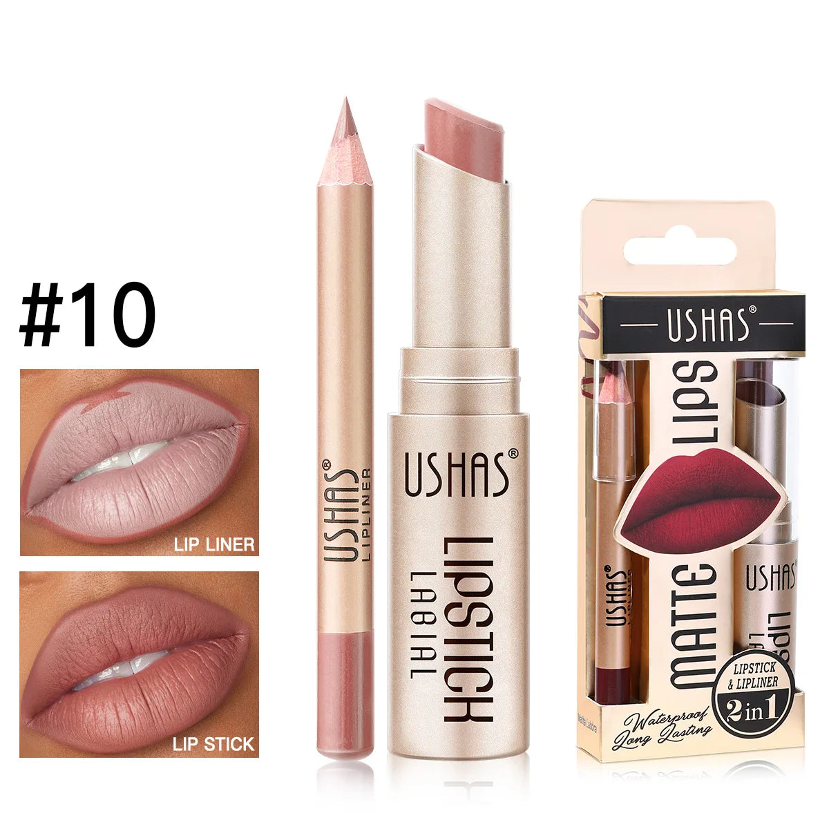 12 Color Matte Lipstick Set Long Lasting Nude Red Lipstick With Lipliner Not Dry Easy Coloring Lip Makeup Kit