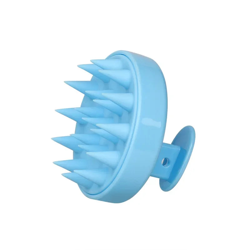 2-in-1 Silicone Scalp Massager & Shampoo Brush - Painless Hair Growth Stimulator for Shower, Gentle Head Spa Tool