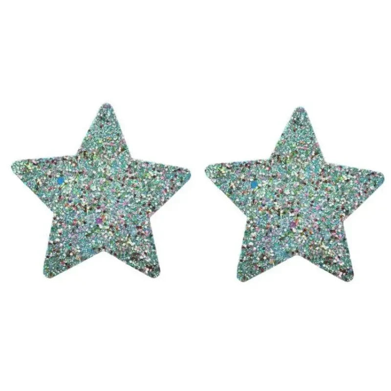 Sexy Nipple Pasties Invisible Disposable Breast Patch Clover Luminous Glitter Breast Lift Tape Chest Stickers Bara Nipple Covers